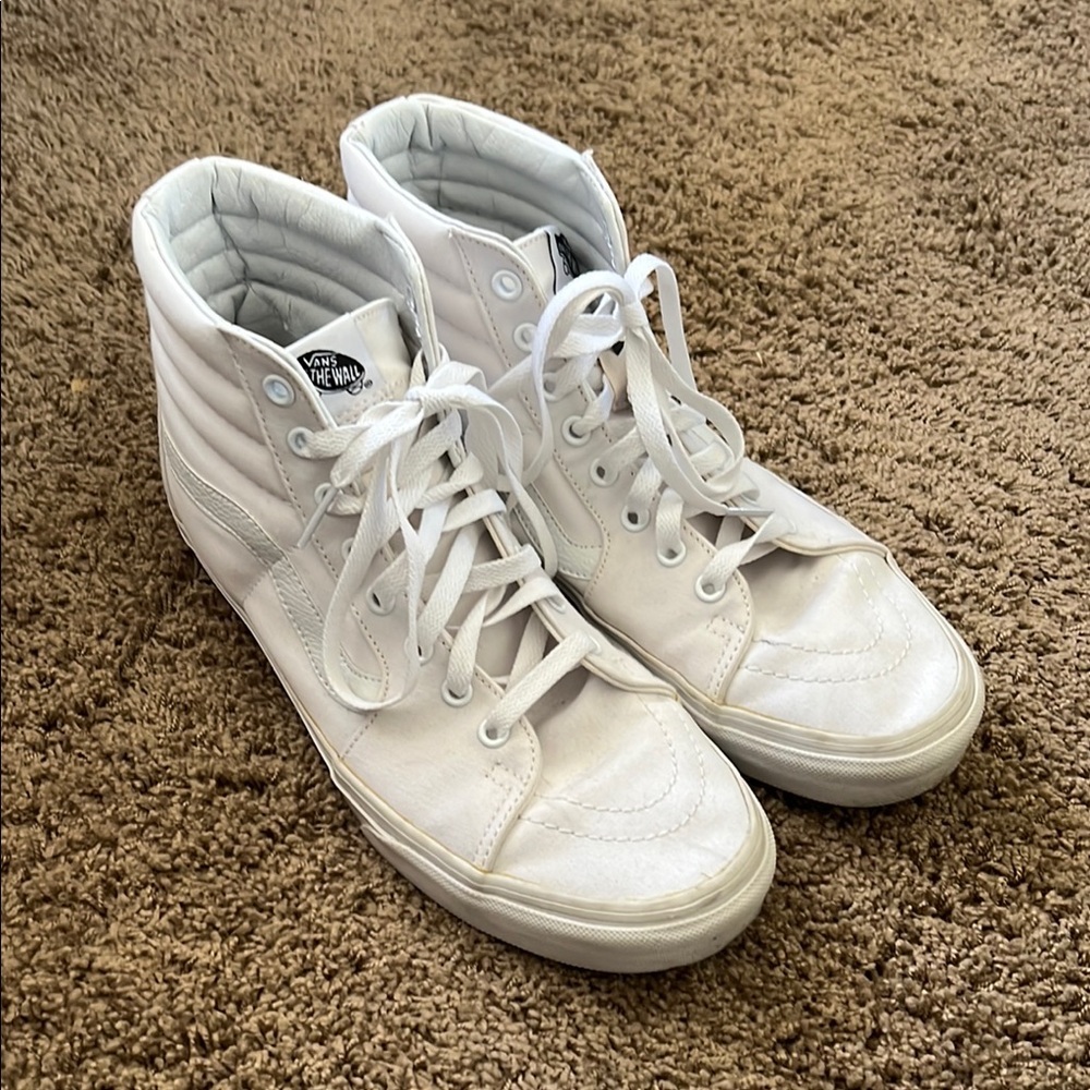 Vans Women's White High-Top Sneakers